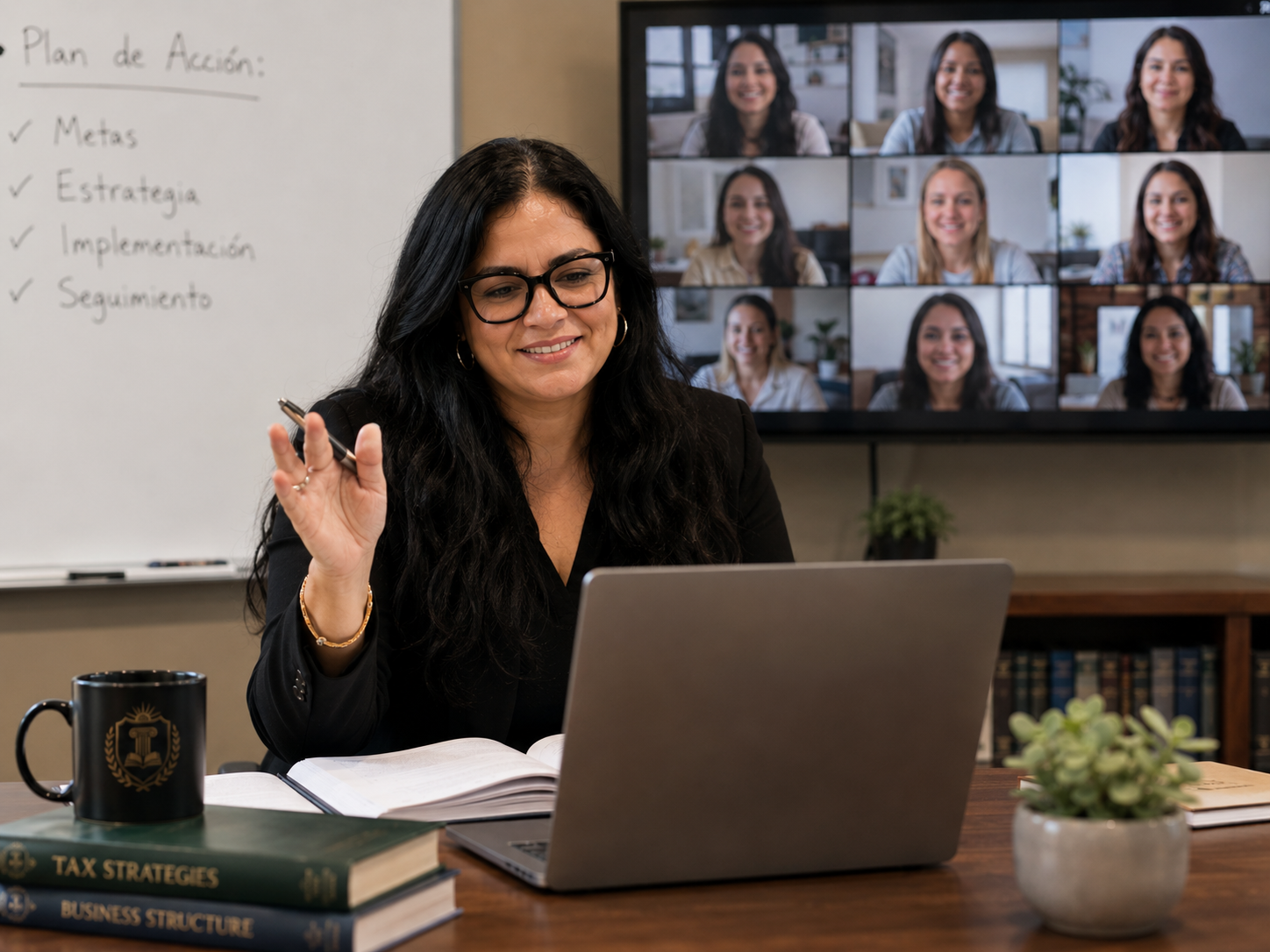 A bright live class moment on Zoom